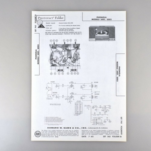 Phonola 3001 3003