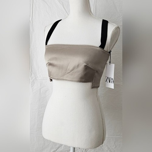 Crop top zara - crop,