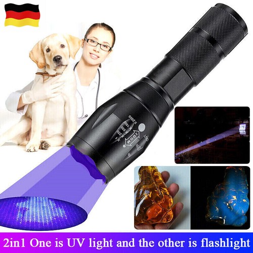 Torcia ricaricabile led 2 - uv,