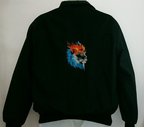 Giacca bomber harrington nera - bomber,