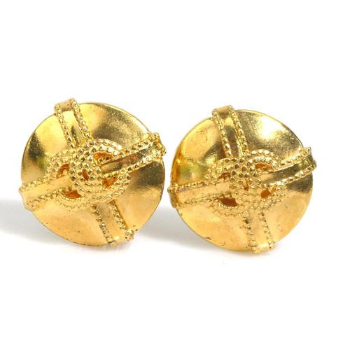 Orecchini clip con logo cc - clip,