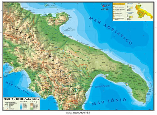 Cartina regionale 21x30 - cartina,
