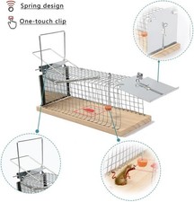ZAYEJOD trappola per topi piccole in metallo, per interni ed esterni