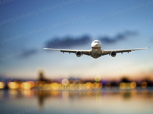 Cake topper viaggio aereo