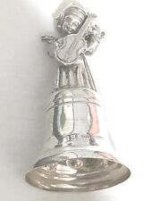 CAMPANELLO ARGENTO 800 SORMONTATO DA ANGIOLETTO A FIRMA BRANDIMARTE FI