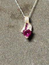 Collana Delicata 10 kt THL Rubino 18"