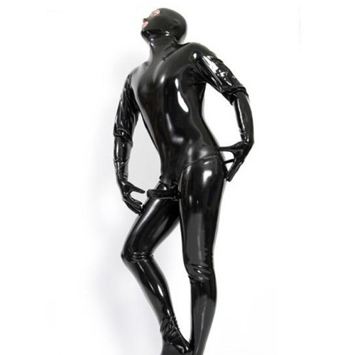 Latex rubber catsuit - ,