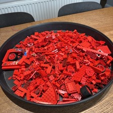 Mattoncini Lego rossi 1 kg di pezzi