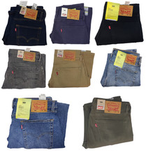 Jeans denim pantalone elasticizzato originale Levis 506 uomo comodo vestibilità staright 28 -42