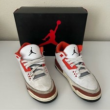 Scarpe da ginnastica Nike Big Kids Air Jordan 3 Retro Mars Stone Team arancione taglia 6 anni