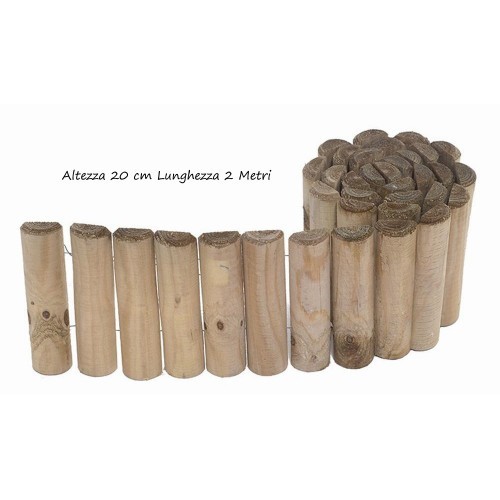 Steccato bordura aiuola 200x20 - bordura,