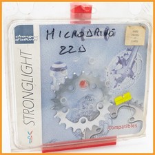 NOS STRONGLIGHT 5 HOLES 58 mm BCD 22t CHAINRING road bike inner corona tripla