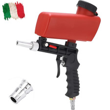 Pistola Sabbiatrice Con Serbatoio Aria Compressa Pneumatica Ugello In Acciaio IT