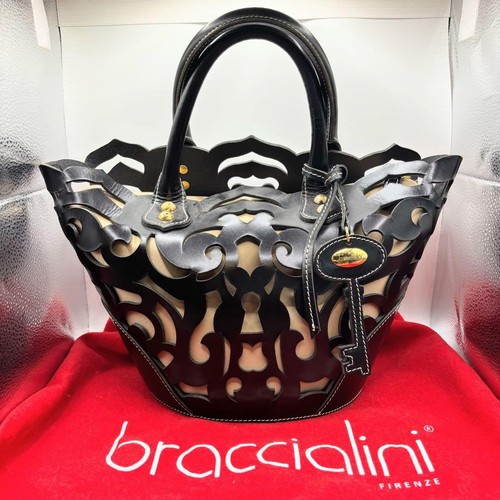 Braccialini borsa mano pelle - a,