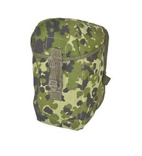 Borsa bottiglia da campo Danish Army M96 M84 borsa pouch woodland camouflage
