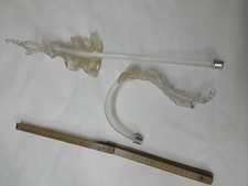 COPPIA FOGLIE VETRO MURANO PER