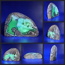 Agata vulcanica fluorescente