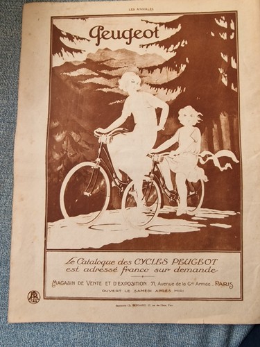 Manifesto peugeot 1924 - manifesto,