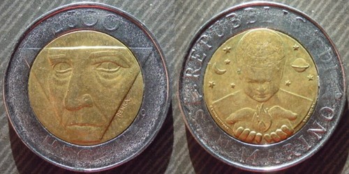 San marino 500 - #, lire