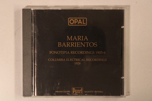 Maria barrientos fonotipia - cd,