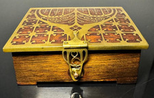 Cofanetto, legno, ottone, intarsiato, Erhard & Söhne, Schwäbisch Gmünd, Jugendst