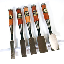 Set di 5 scalpelli giapponesi
