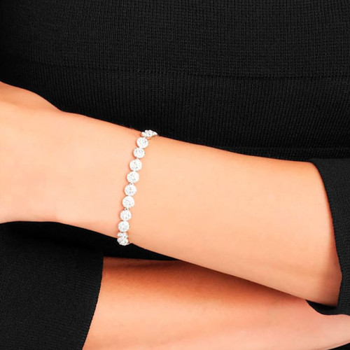 Bracciale tennis stile angel - bracciale,