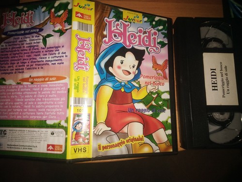 Heidi vhs cartone animato - cartone,