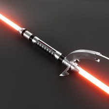 LGT Maul spada laser manico in metallo spada laser duello pesante con 16 caratteri sonori