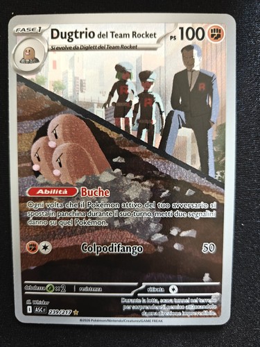 Dugtrio del team - del, rocket