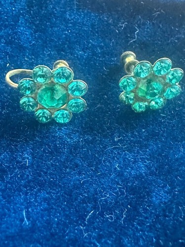 Orecchini vintage fiore - orecchini,