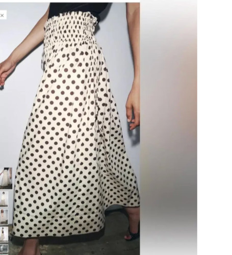 Gonna midi zara cotone - gonna,