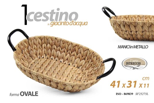 Cestino cesto cesta ovale - cestino,