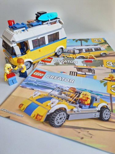 Lego 31079 surfer van - surfer, camper