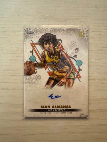 Izan almansa autograph topps - autograph,