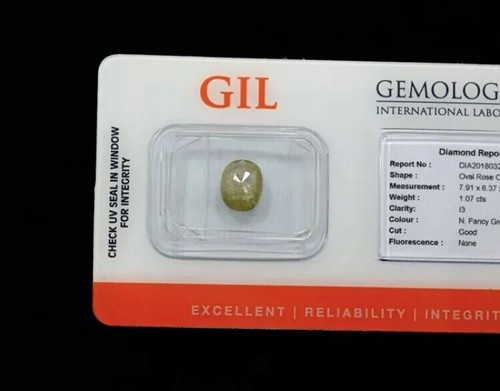 Diamante naturale giallo - naturale,