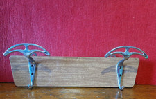 Appendiabiti Vintage Formica Acciaio Attaccapanni Antico Appendiabiti da Parete