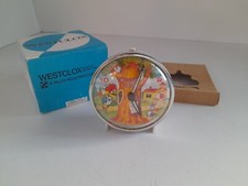Orologio Sveglia Westclox Woody Cafe - Vintage Hong Kong Carica Manuale