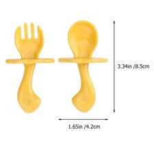  4 Set Posate Neonato Bambino Cucchiai Di Alimentazione Per Bambini Stoviglie