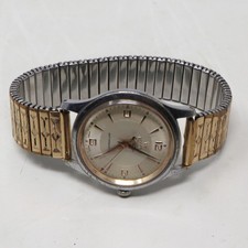 OROLOGIO DA POLSO VINTAGE ROAMER IMPERMEABILE ACCIAIO INOX SWISS BREVETE 17 JEWELS