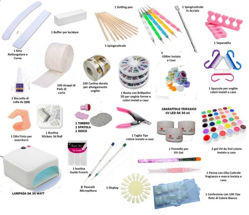 Kit ricostruzione unghie - kit,