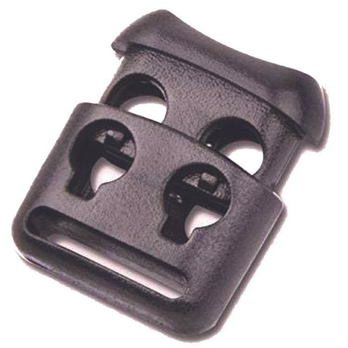 Fermacavo plastica doppio 10x - plastica,