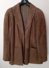 Tailleur Donna Giacca vera pelle di renna con gonna - taglia 46 made in italy