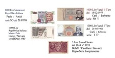 1000 lire verdi e 2 - verdi, 1