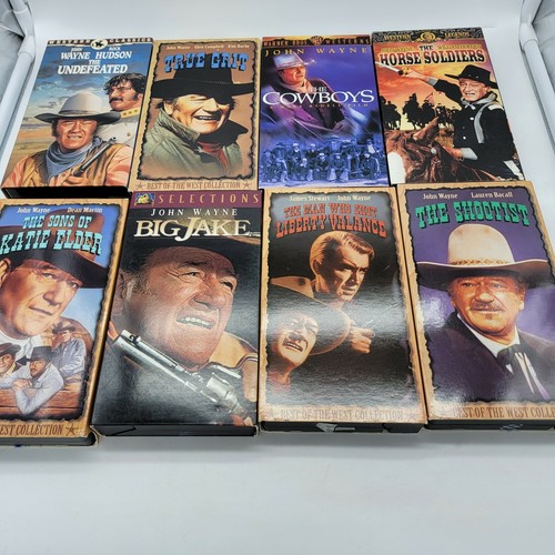 Lot vhs john wayne - vhs, movie