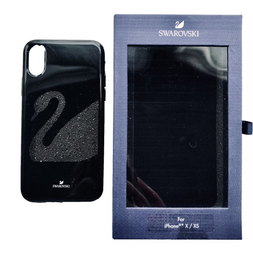Cover telefono swarovski nera - telefono,