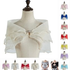Elegante abito scialle bianco