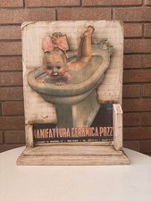 INSEGNA ESPOSITORE PUBBLICITA’ PALMOLIVE VINTAGE ANNI '50