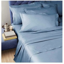 Completo Letto Lenzuola Raso Rasatello Cotone Major Matrimoniale Maxi Tinta Unit