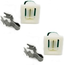 (Confezione da 2) Kit Fermaporta Asciugatrice per Maytag, Amana, Whirlpool, Nero 